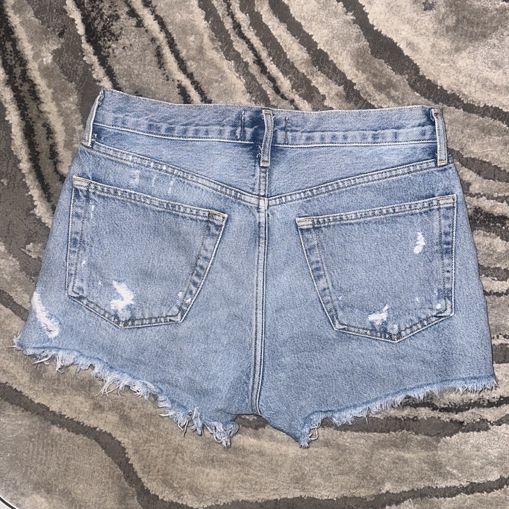 AGOLDE Vintage Parker, distressed denim shorts - Picture 7 of 12
